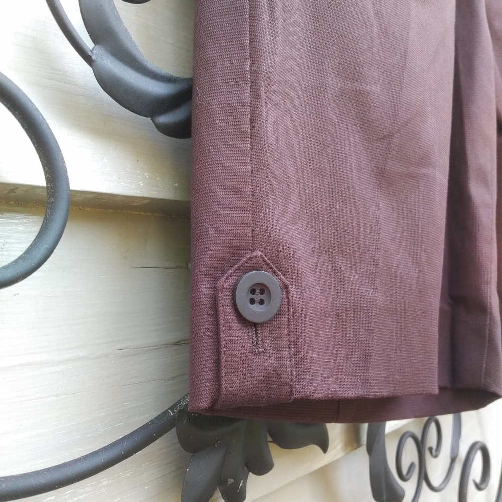 Talbots Brown Bermuda Grandma Shorts - Picture 2 of 6